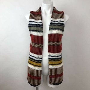 Vintage Glentex Cardigan Sweater Textured Striped